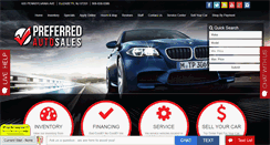 Desktop Screenshot of preferredauto1.com